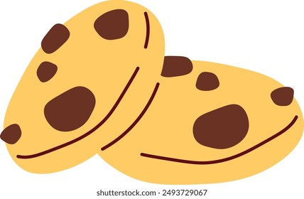 Chocolate Cookies Bakery Vector Illustration