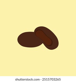 Chocolate cookies with chocolate filling vector illustration. Sweet treats, and snack