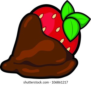 Chocolate covered strawberry