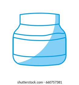 chocolate cream bottle icon