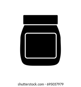 chocolate cream bottle icon