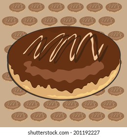 Chocolate Cream Donut