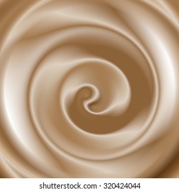 Chocolate cream texture