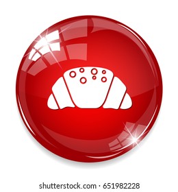 chocolate croissant icon