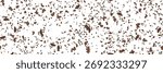 Chocolate crumbs top view bg as a seamless pattern