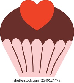 bolo de copo de chocolate com coberturas