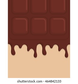 chocolate cute dessert cute sweet food icon. Isolated and flat illustration. Vector graphic