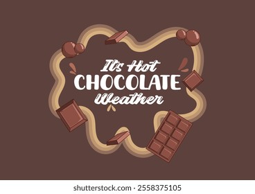 CHOCOLATE DAY SPECIAL TYPOGRAPHY T-SHIRT