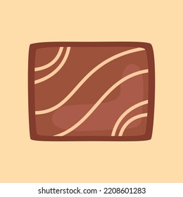 Chocolate day for sweet lover isolated