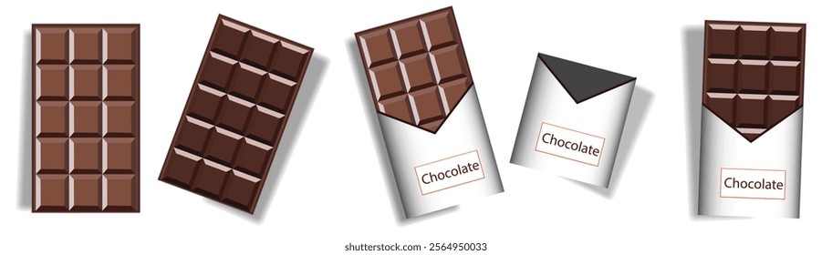 Chocolate Day, World Chocolate Day, Social Media Banner, Milk chocolate pieces, Dark Chocolate.