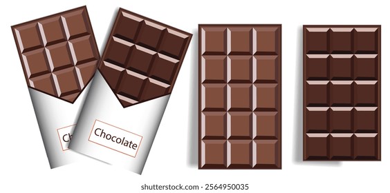 Chocolate Day, World Chocolate Day, Social Media Banner, Milk chocolate pieces, Dark Chocolate.