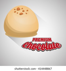 Chocolate design. sweet icon. dessert concept 