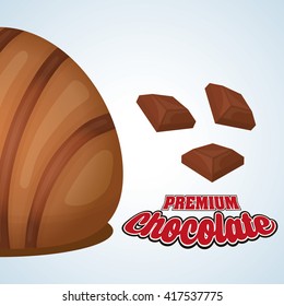 Chocolate design. sweet icon. dessert concept 