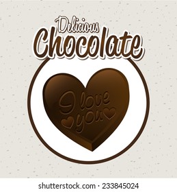 chocolate design , vector illustration