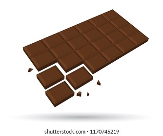 chocolate with dices 