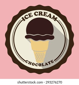 Chocolate digital design, vector illustration eps 10.