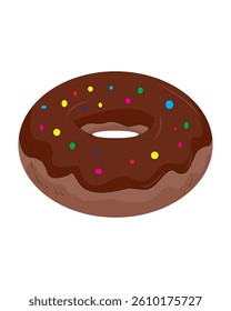 Chocolate Donuts Sweet Dessert Food Vector