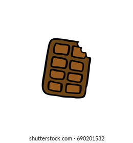 chocolate doodle icon