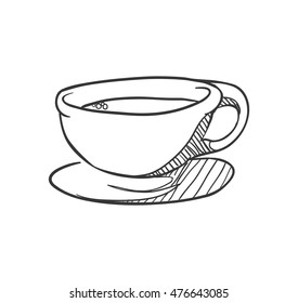 chocolate drink mug sweet delicious icon. Isolated and flat illustration. Vector graphic