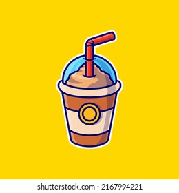 
Chocolate Drink Vector Art Illustration on Isolated Background