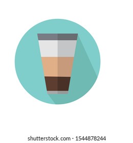 chocolate drink vector illustration simple clip art