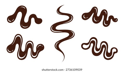 Chocolate Drizzle color vector clean design