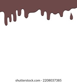 chocolate droplets effect simple design