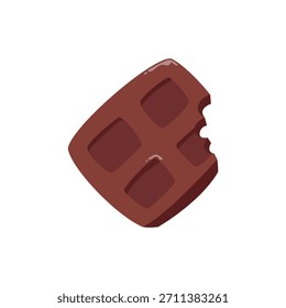 Objeto del elemento del chocolate para el diseño, estilo lindo con color suave