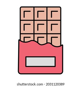 Chocolate 
Fill inside vector icon which can easily modify or edit 