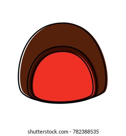 chocolate filled icon image 