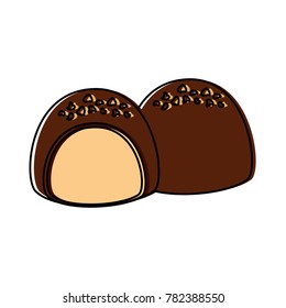 chocolate filled icon image 