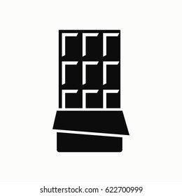 Chocolate flat icon