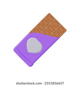 Chocolate Flat Icon, Vector illustration