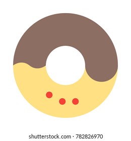 chocolate flavor donut