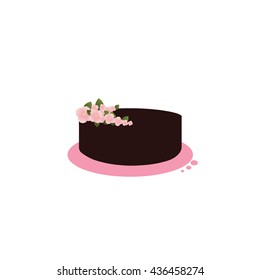 Chocolate Flower Special Cake