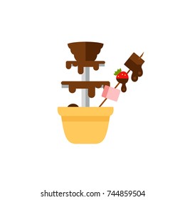 Chocolate fountain icon