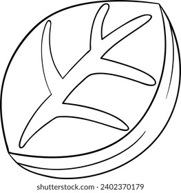 Schokoladengänger-Brotleitenkekse Schwarz-Weiß-Vektorgrafik-Illustration 
