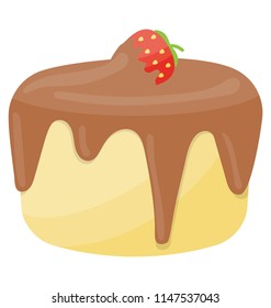 
A chocolate glaze over cake made from chocolate and cream is ganache cake  
