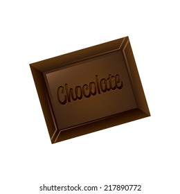 chocolate graphic design , vector illustration