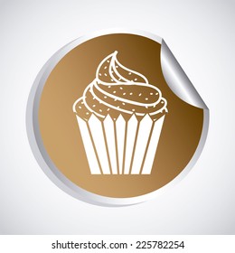 chocolate graphic design , vector illustration