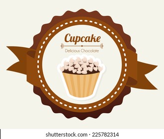 chocolate graphic design , vector illustration