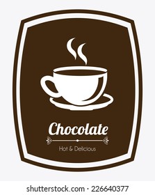 Chocolate Graphic Design Vector Illustration Stock Vector (royalty Free 