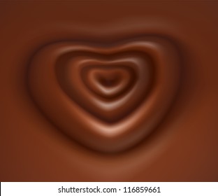 chocolate heart