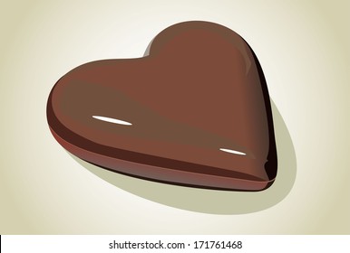 Chocolate heart