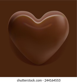 chocolate heart
