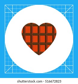 Chocolate Heart Icon
