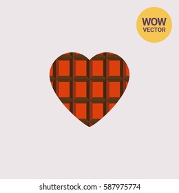 Chocolate Heart Icon