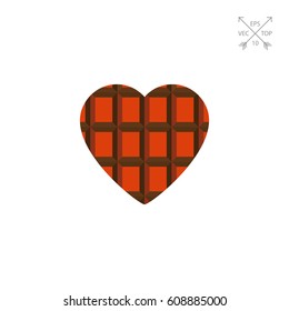 Chocolate Heart Icon