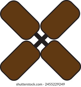 Chocolate Ice Cream Icon | Creamy | Ice |  Flavor | Chocolate