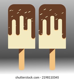CHOCOLATE ICE CREAM MELTS IN SUMMER